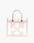 Off-White Bag Pink Logo Details  White