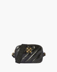 Off-White Bag Gold Logo Strap Black