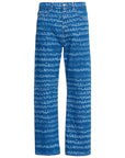 Marni Jeans Allover Print Blue