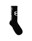 Balenciaga Sock Logo Black - 1