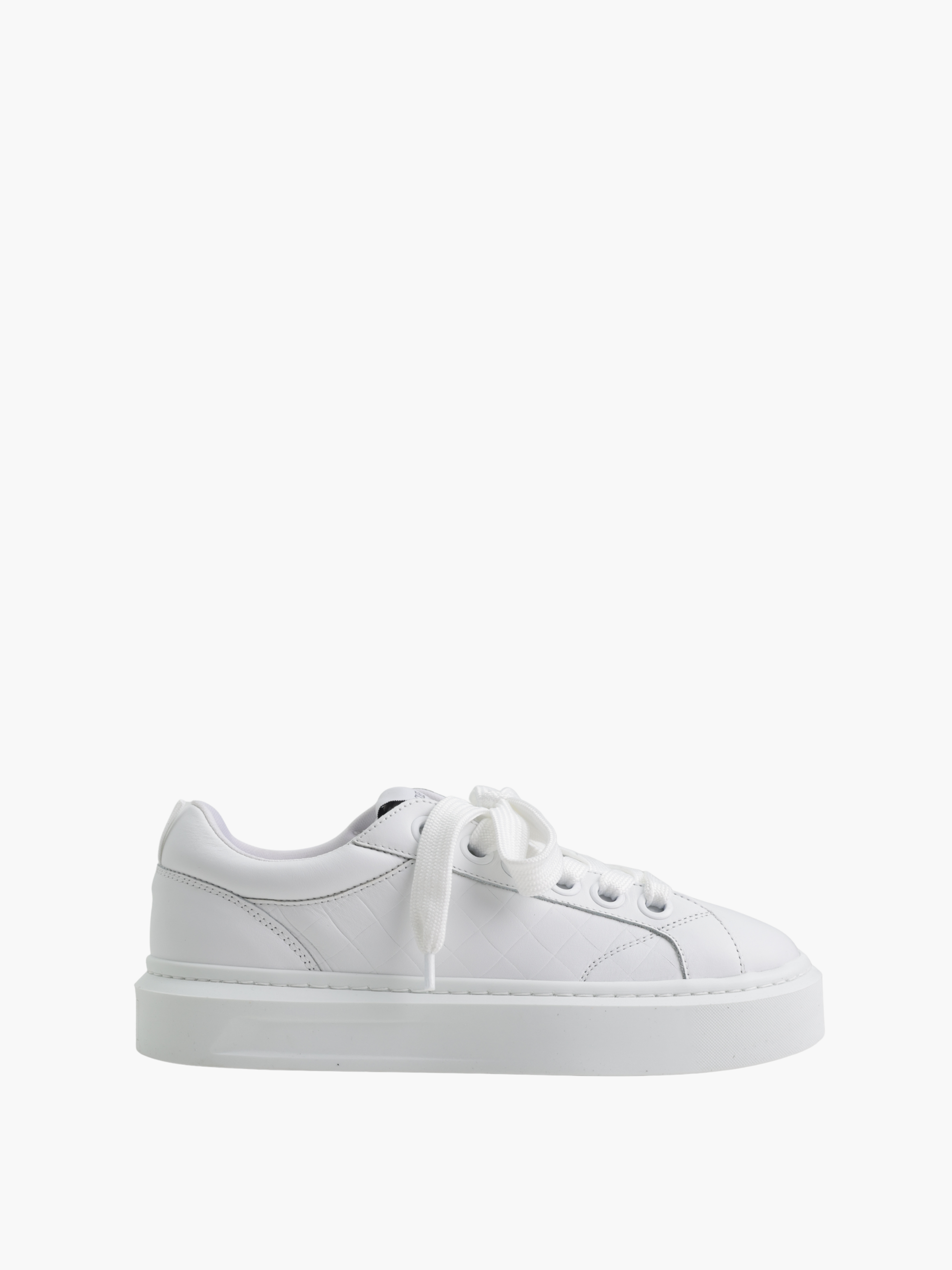 Cleens Sneaker C46 Leather White Sole White