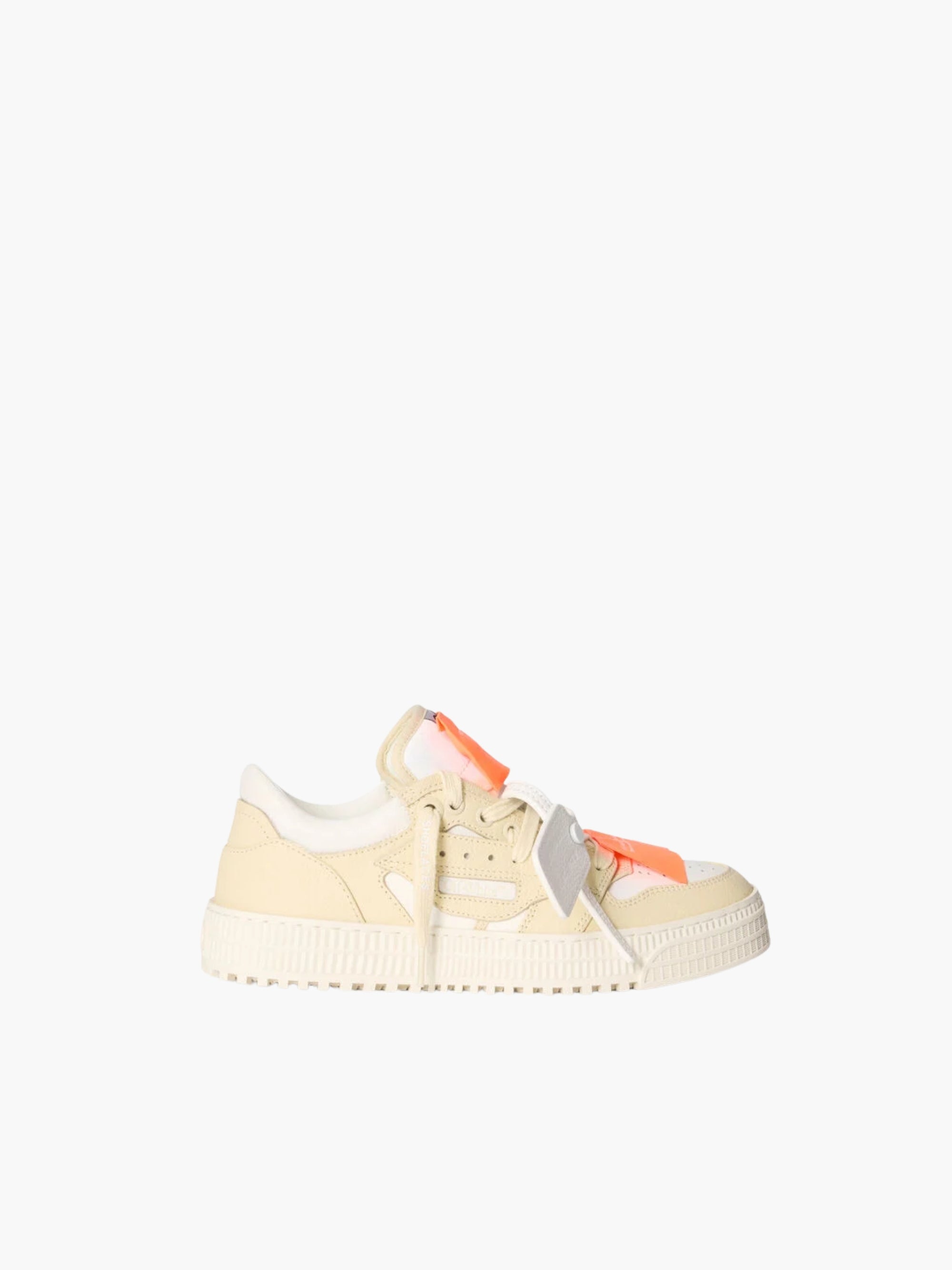Off-white Sneakers Ows117 M-low Top Beige/White