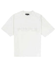 Purple T-Shirt Textured Jersey Off-White