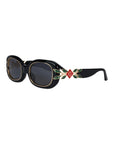 Casablanca Sunglasses Acetate Metal Black-Gold