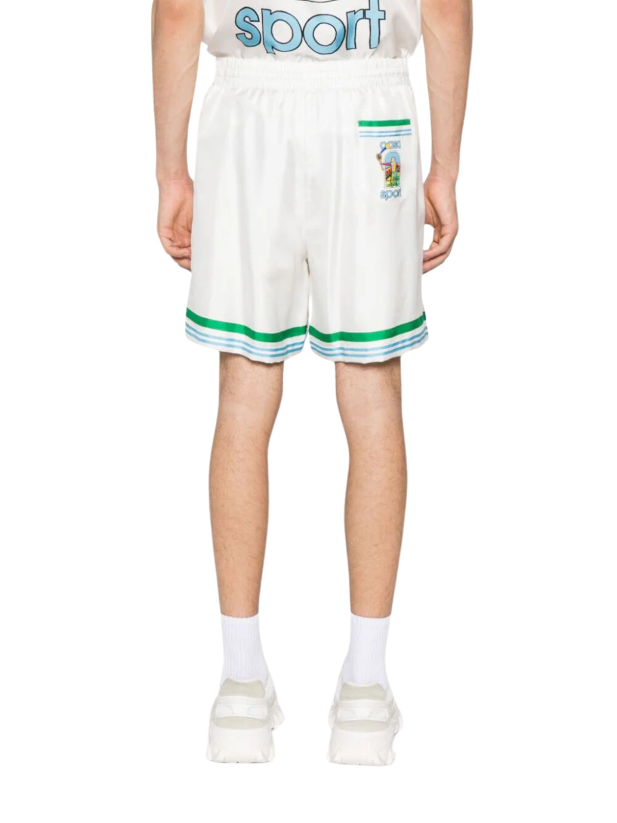 Casablanca Shorts Le Jeu Colore White