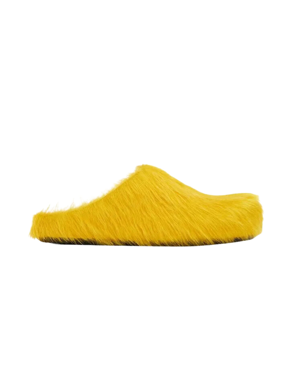 Marni Slides Fur Yellow