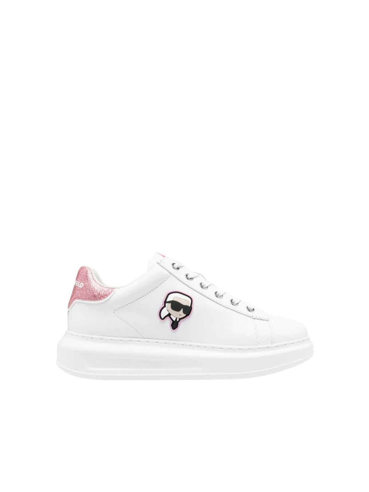 Karl Lagerfeld Sneaker Ladies Kapri Karl White-Pink