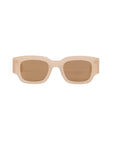 Ami Sunglasses Classical Ami De Coeur Acetate Cream - 1