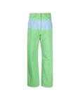 Msgm Jeans Two Tone Green-Blue - 1