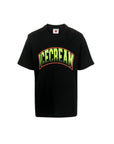 Ice-Cream T-Shirt Arched Logo Black