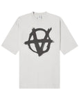 Vetements T-Shirt Logo Anarchy Grey - 1