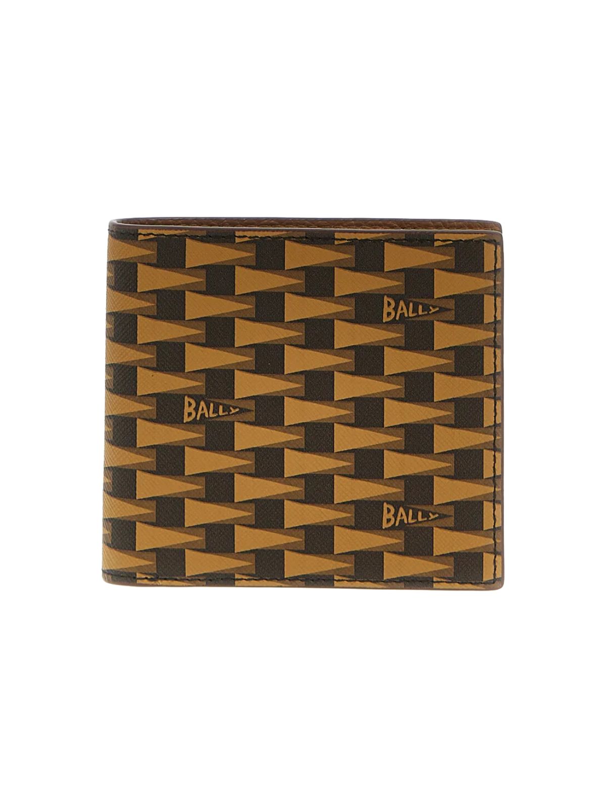 Bally Wallet Monogram Logo Brown - 1