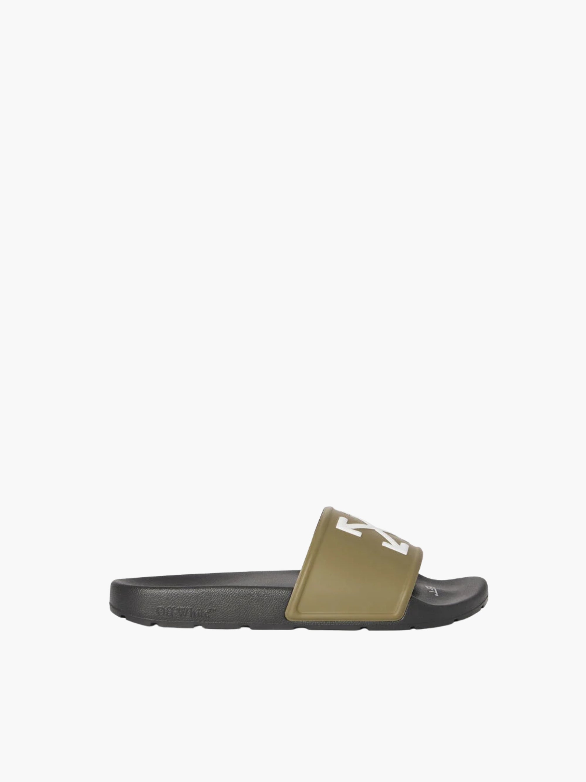 Off-white Slides Owsl12 M-arrow Black/Olive Green