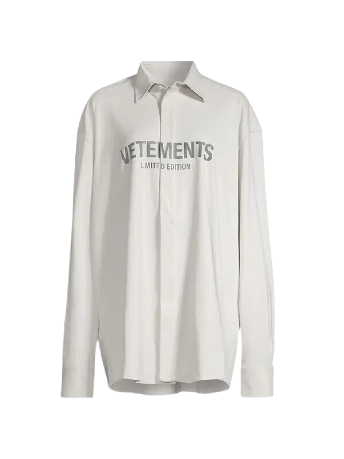 Vetements Shirt Limited Logo Grey - 1