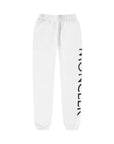 Moncler Track Pant Vertical Logo White