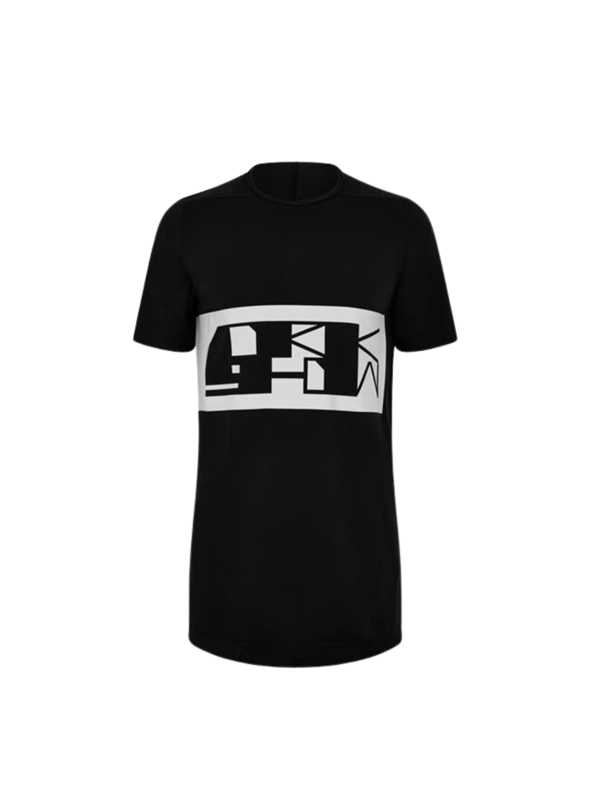 Rick Owens T-Shirt Mid Logo Black - 1