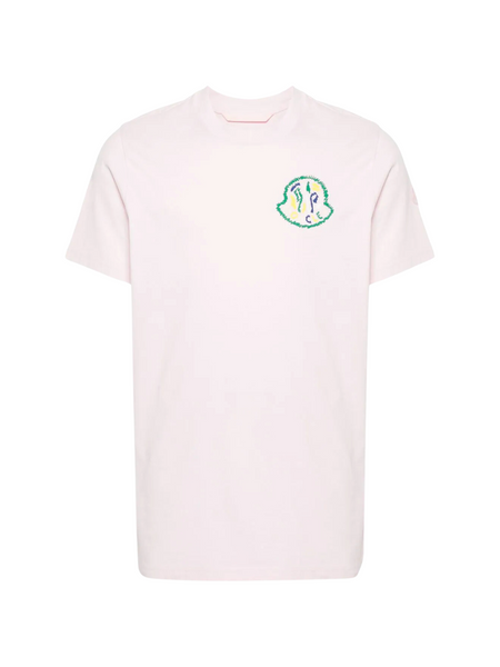 Moncler T-Shirt Logo Pink - AL Capone Premium Moncler T-Shirt Logo Pink - AL Capone Premium