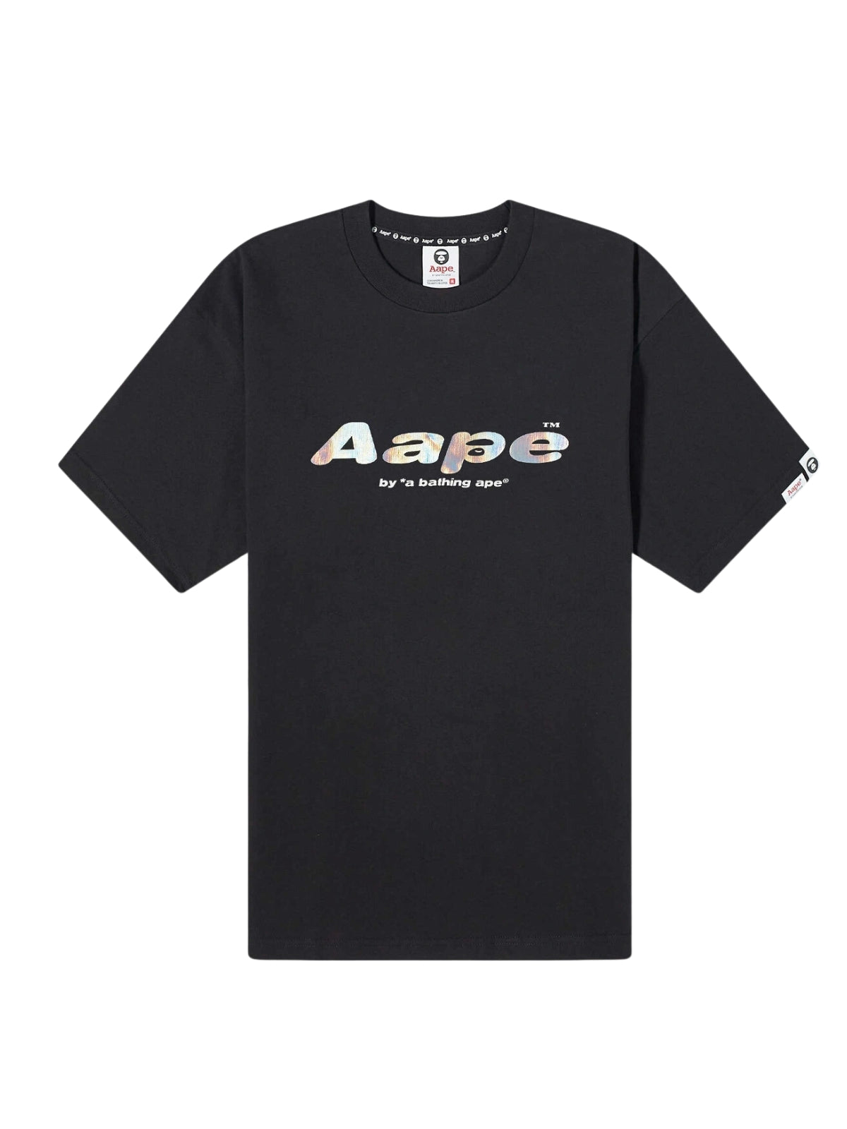 Aape T-Shirt Bold Logo Black - 1