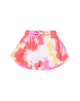 Msgm Shorts Ladies Tie Dye Multi