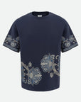 Etro Crew Soho Monogram Beige-Navy