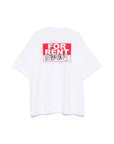 Vetements T-Shirt For Rent Oversized White