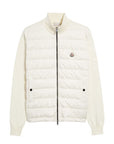 Moncler Jacket Cardigan White - 1