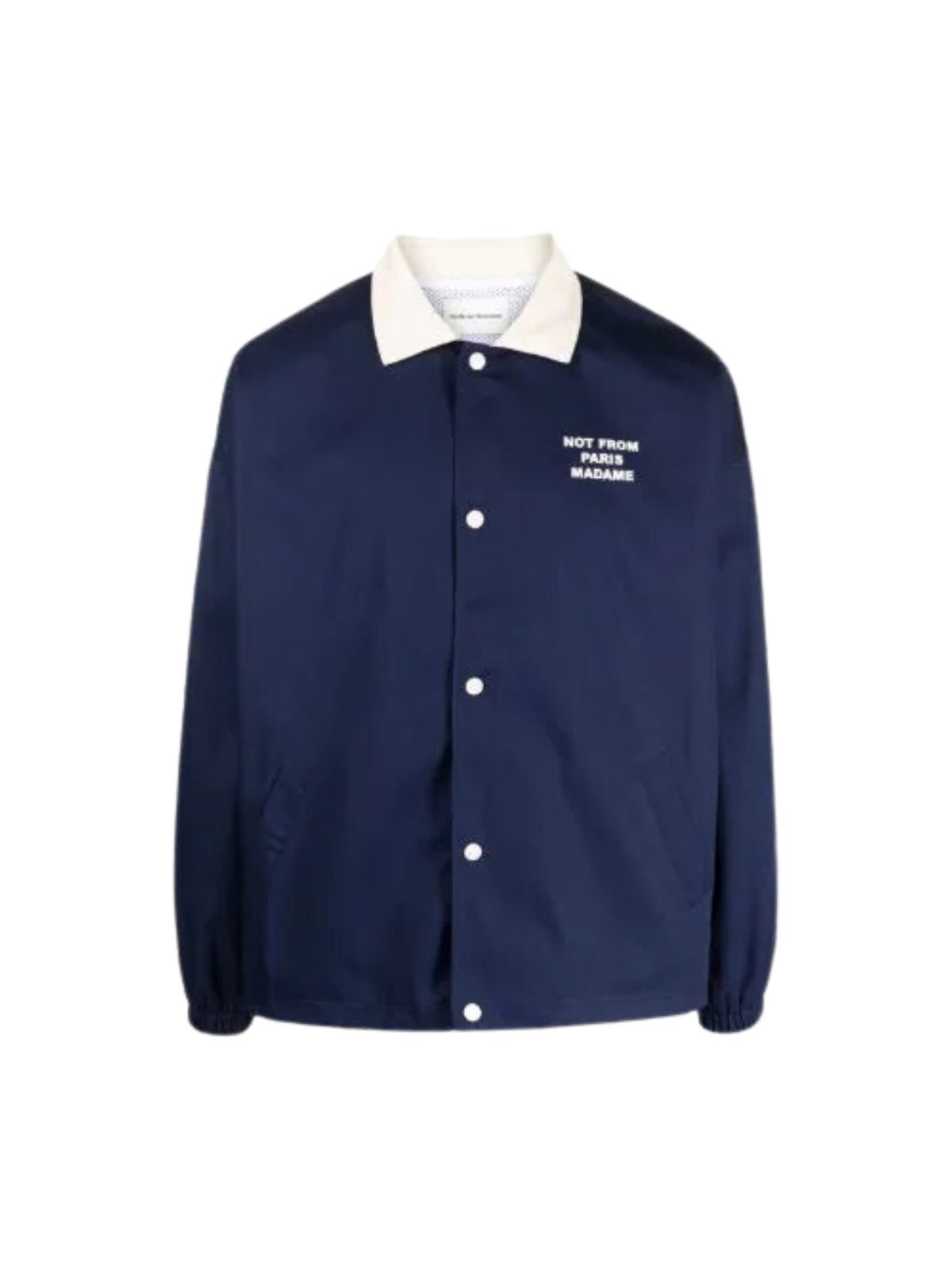 Drole De Monsieur Jacket Slogan Navy