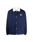 Drole De Monsieur Jacket Slogan Navy