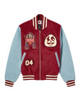 Ice-Cream Jacket Diner Team Varsity Burgundy