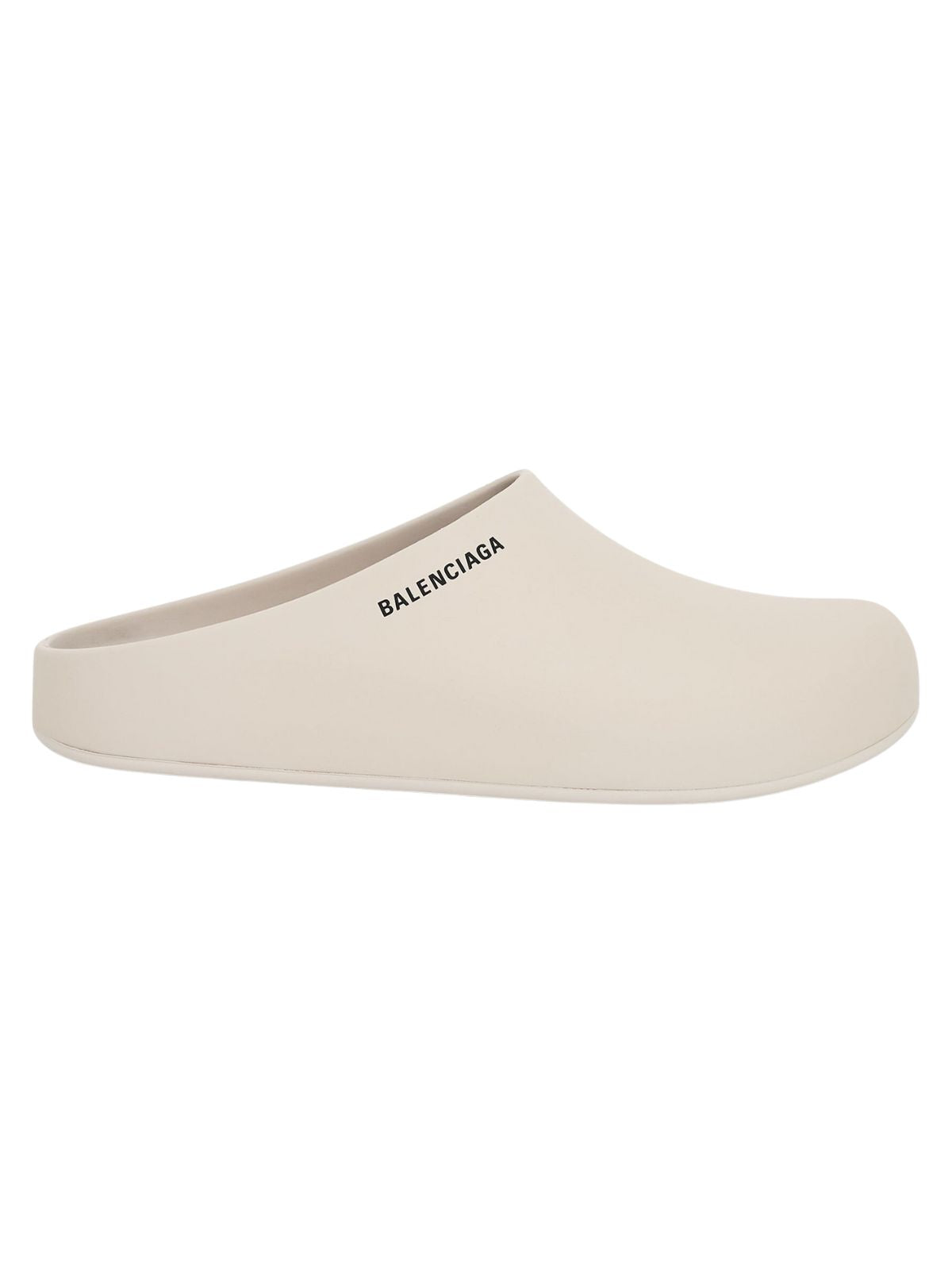 Balenciaga Slide Logo White - 1