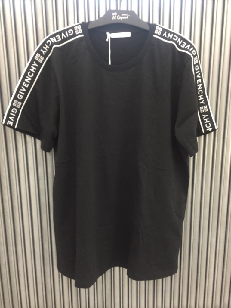 Givenchy T-Shirt Branded Strip Black – AL Capone Premium