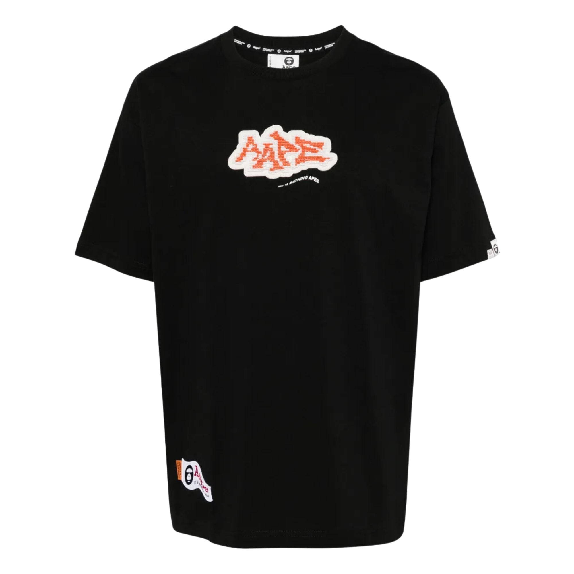 Aape T-Shirt Logo Black