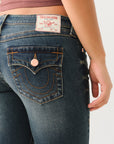 True Religion Joey Low Rise Flare Flap Amestoy W/ Destroy