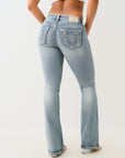 True Religion Becca Mid Rise Boot Cut Sup T Violet