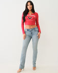 True Religion Billie Mr Straight Super T Penelope