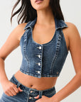 True Religion Crystal Vest Contera