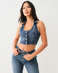 True Religion Crystal Vest Contera