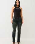 True Religion Og Srs Halter Tank Jet Black