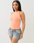 True Religion Og Srs Halter Tank Desert Flower