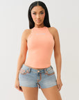 True Religion Og Srs Halter Tank Desert Flower