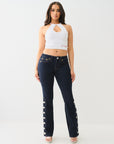 True Religion Crystl Seamless Keyhole Halter Optic White