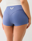 True Religion Arch Logo Truly Snatched Short Grey Blue