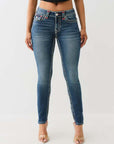 True Religion Jennie Mr Skinny Flap Sup T Royal Indigo