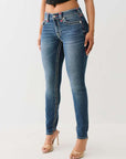 True Religion Jennie Mr Skinny Flap Sup T Royal Indigo