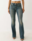 True Religion Becca Mr Bootcut Flap Big T Ocean Glow