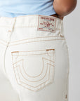 True Religion Bobbi Baggy Jean Winter White
