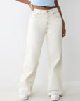 True Religion Bobbi Baggy Jean Winter White