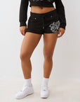 True Religion Shorts Tr Low Rise Joey Terry S Jet Black
