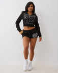 True Religion Shorts Tr Low Rise Joey Terry S Jet Black