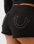 True Religion Shorts Tr Low Rise Joey Terry S Jet Black